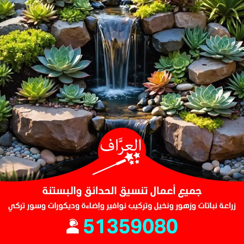 تصميم شلالات حدائق منزلية