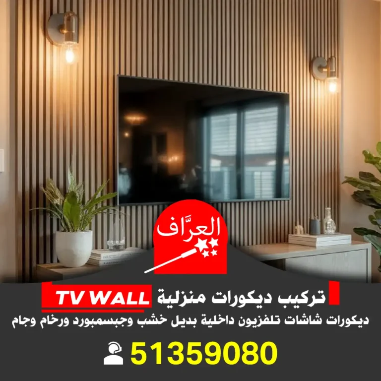 تركيب_ديكورات_شاشات_تلفزيون